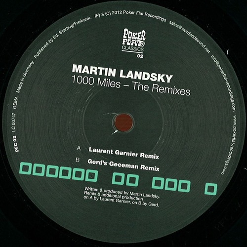 1000 Miles Laurent Garnier Remix