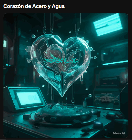 Corazón de acero y agua