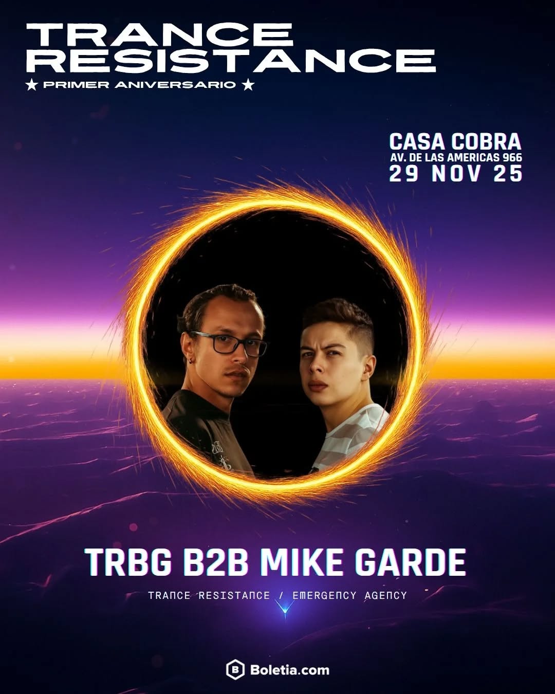 TRANCE RESISTANCE - 1st Anniversary - Casa Cobra GDL