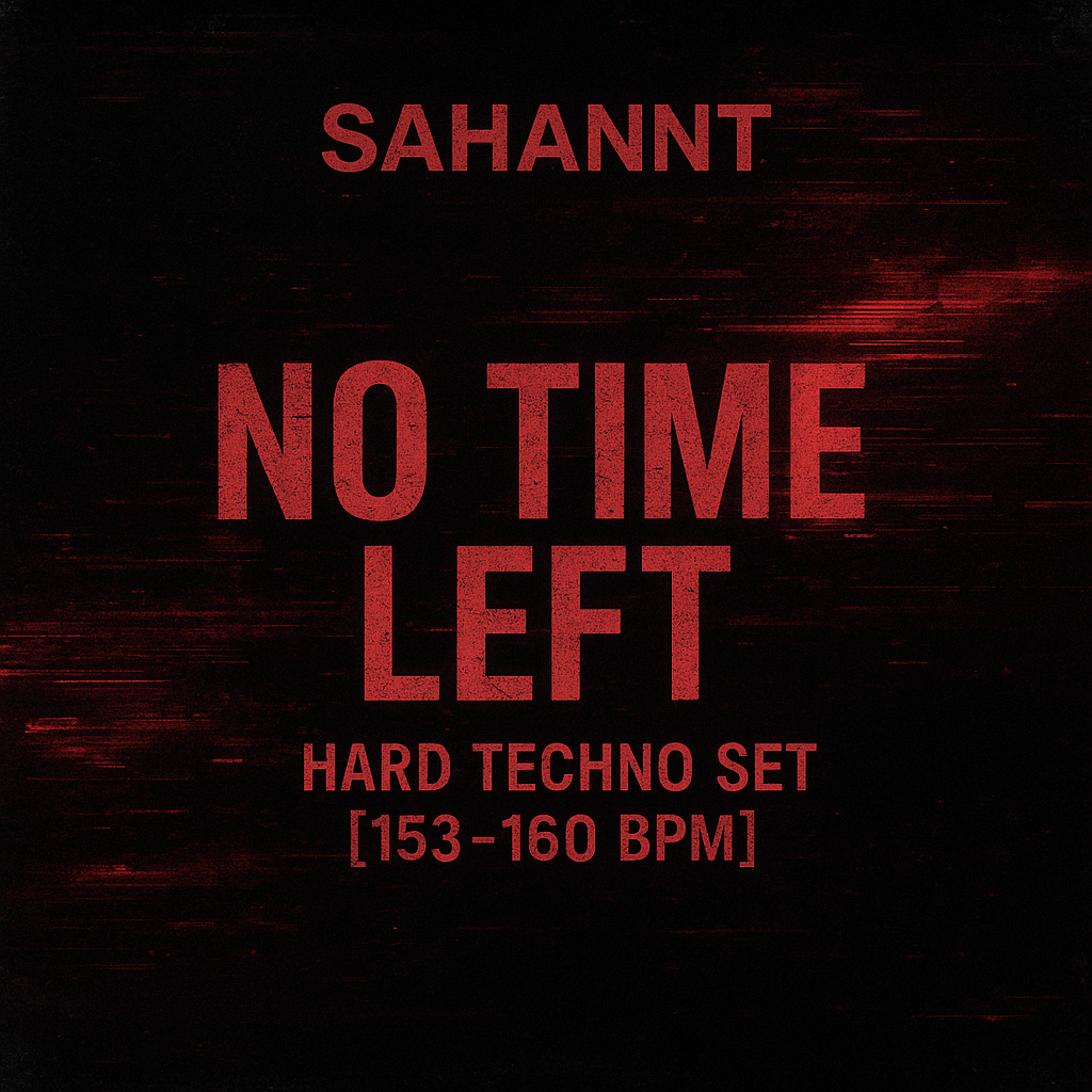 No Time Left - Hard Techno Podcast 153-160 BPM