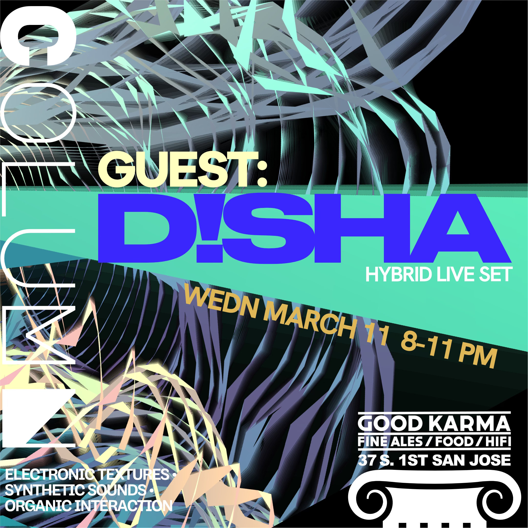 Experimental Electronic & Techno (hybrid Singer/DJ set) | w/ COLUMN J 